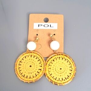 Pol Crochet Circle Earrings